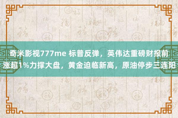 奇米影视777me 标普反弹，英伟达重磅财报前涨超1%力撑大盘，黄金迫临新高，原油停步三连阳