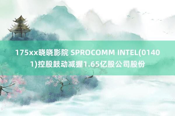 175xx晓晓影院 SPROCOMM INTEL(01401)控股鼓动减握1.65亿股公司股份